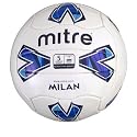 Mitre Milan recreational football, size 5, white / blue