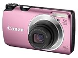 Canon Powershot A3300 Is Digital Camera - Pink (16.0 Mp, 5X Optical Zoom) 3.0 Inch Tft Lcd