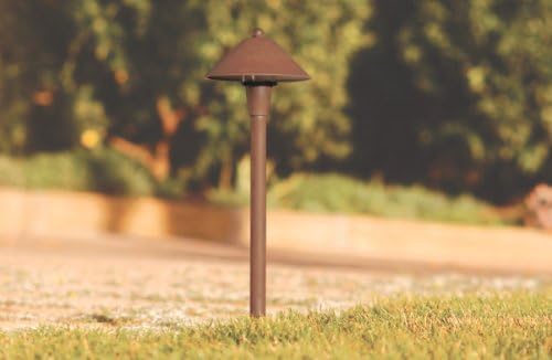 LELHPL7-MB - Solid Brass Hammer Pathlight Matte Bronze Finish