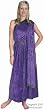Adult Purple Long Toga Halloween Costume (Sz:8-12)