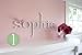 Wooden Hanging Wall Letters  L  - White Hanging Decorative Wood Letters for Children