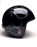 DAVIDA JET BLACKSILVER FLAMES Large