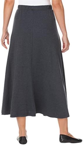 Only Necessities Women's Plus Size 7-Day Knit A-Line Skirt
