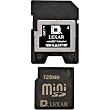LEXAR MEDIA 128MB miniSD Card (Retail Package)