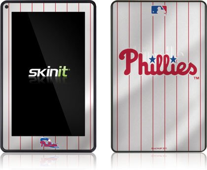 Skinit Philadelphia Phillies Home Jersey Vinyl Skin for Amazon Kindle Fire