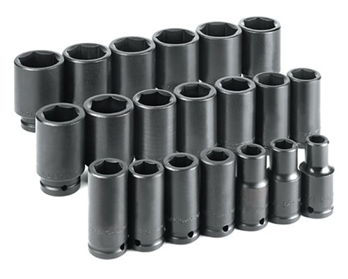 SK Hand Tools 87920 20-Piece 3/4-Inch Drive 6 Point Deep Fractional Impact Socket Set SK Hand Tools 87920 20-Piece 3/4-Inch Drive 6 Point Deep Fractional Impact Socket Set