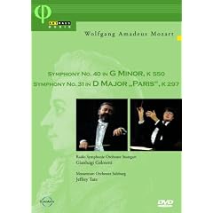 Mozart: Symphonies Nos 31 Paris & 40 [DVD] [2005]