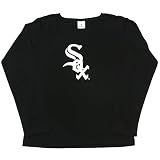 Chicago White Sox Big Logo Women's Long Sleeve T-shirt by Soft As A Grape