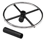 Kitchen & Housewares : Stool Kit w/Adjustable 18' Diameter Chrome Metal Footring