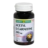 Nature's Bounty Acetyl L-Carnitine, 250 mg, 30 Capsules (Pack of 3)