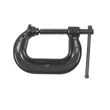 Bessey CDF402 2-Inch x 2-Inch Black Oxide Spindle Drop Forged C Clamp