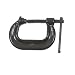 Bessey CDF402 2-Inch x 2-Inch Black Oxide Spindle Drop Forged C Clamp