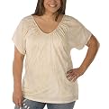 Mossimo&reg; Black Plus Dolman Tee - Cream