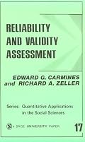Reliability and Validity Assessment (Quantitative Applications in the Social Sciences)