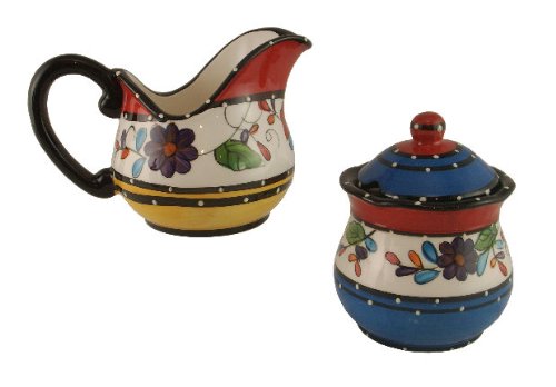 Tutti Frutti Creamer and Sugar