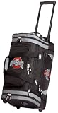 OSU Buckeyes Rolling Duffel Bag Official College Logo Ohio State DUFFLE Wheeled Travel Gym Bags Luggage Bag with Wheels