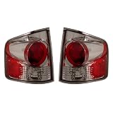 94-04 Chevy S-10 Smoke Tail Lights (3D Style) + LED 3RD Brake Light Combo by Luminx Lighting