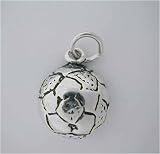 Silver * SOCCER BALL CHARM * Sport .925