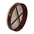 Bodhran, 18"x3.5", Fixed, Rosewd, Cross