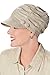 Pleated Newsboy Hat - Cancer Hats, Chemotherapy Hat, Hats for Cancer Patients