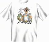 Produkt-Bild: geil bedrucktes Angel T-Shirt " If Fishing is a Sport ... ! "