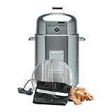 Brinkmann 810-5304-6 Smoke'N Grill Electric Smoker and Grill Value Pack, Stainless Steel