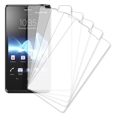 Sony Xperia TL Screen Protector Cover, MPERO 5 Pack of Clear Screen Protectors for Sony Xperia TL