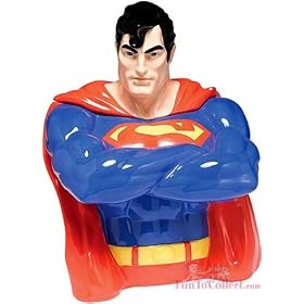Superman Officially Licensed Limited Edition Ceramic Cookie Jar by Super Heroes