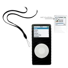 Artwizz SeeJacket Silikon-H�lle f�r iPod nano inkl. Halsband und Display-Schutzfolien schwarz