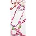 Childrens Pink/Red Wooden Necklace & Bracelet Set