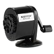 Stanley Bostitch Products - Stanley Bostitch - Table-Mount/Wall-Mount Antimicrobial Manual Pencil Sharpener, Black - Sold As 1 Each - All-metal construction for added durability. - Antimicrobial compound safely reduces the growth of bacteria, viruses and mold. - Tip Saver TechnologyTM prevents over-sharpening. - Oversized rubber handle makes classroom sharpening easier for kids. - Eight-position guide accommodates most pencil sizes.