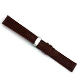 Watchband Genuine Lizard Brown 22mm