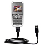 Klassisches USB Kabel f�r Sony Ericsson J100a mit Hot Sync und aufladen Einsatzm�glichkeiten - von Gomadic mit TipExchange Technology
