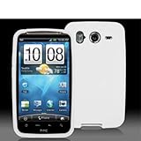 White Silicone Rubber Gel Soft Skin Case Cover for HTC Inspire 4G Phone New ....