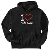 Sweatshirt Black  I Love Math Rock  Music