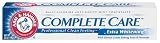 Arm & Hammer Complete Care Fluoride Extra Whitening Toothpaste with Baking Soda & Peroxide, Fresh Mint, Packaging May Vary, 6-Ounce Tubes (Pack of 6)