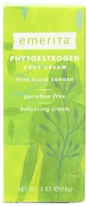 Emerita Phytoestrogen Body Cream with Black Cohosh, 2-Ounce Tube