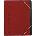 Elba B�rosysteme 42496RO F�chermappe Ordnungsmappe chic, Karton (RC), 450 g/qm, A4, 12 F�cher, rot