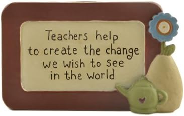 'Teachers Create the Change' Pencil Holder