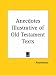 Book Anecdotes Illustrative of Old Testament Texts