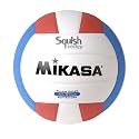Mikasa Squish No-Sting Pillow Cover Volleyball (Red/White/Blue)