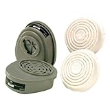 MSA Safety Works 817666 Replacement Cartridges and Pre-Filters for Paint and Pesticide Respirator