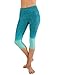 Homma Women's Premium Ombre Active Workout Cropped Yoga Leggings Running Pants