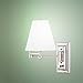 2 Pack Brushed Nickel Wall Mount Swing Arm Reading Bedside Lamp Bedroom Light