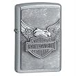 Zippo Harley Davidson and Iron Eagle Emblem Street Chrome Pocket Lighter