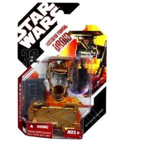 Star Wars Saga 2008 30th Anniversary Wave 1 Action Figure Mustafar Panning Lava Droid