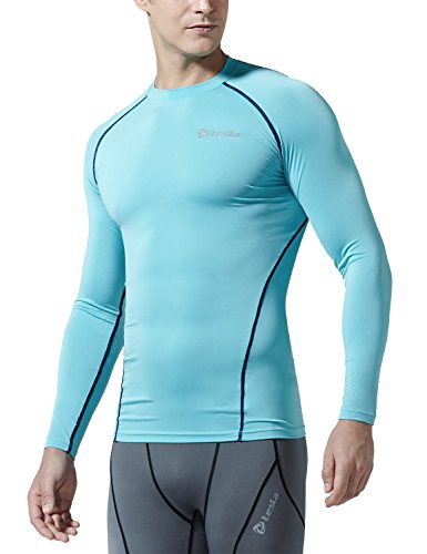 TM-R11-SBNZ_2X-Large j-3XL Tesla Men's Cool Dry Compression Baselayer Long Sleeve Baselayer T Shirts R11