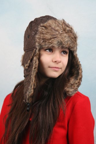 Women's Trapper Quilted Winter Ear Flap Hat 901HT