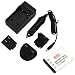 EZOPower NP-80 Battery + Travel Charger (US,UK,EU 3 Adapters) for Casio EX-ZS5, EX-Z16, EX-H5, EX-G1, EX-Z35, EX-S7, EX-Z550, EX-Z280, EX-S6, EX-Z33, EX-S5 Digital Camera
