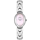 Seiko Women's Silver Tone Oval Watch #SUJE17
